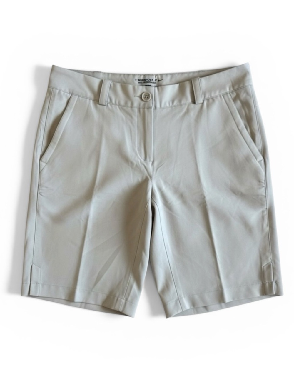 Nike Golf Dri-Fit Tour Performance Flat Front Shorts Vacation Light Stone Gray 8